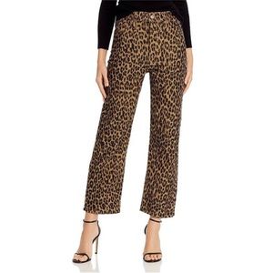 Levi’s Ribcage Leopard Corduroy pants, NEW size W26 L27 never worn no tags